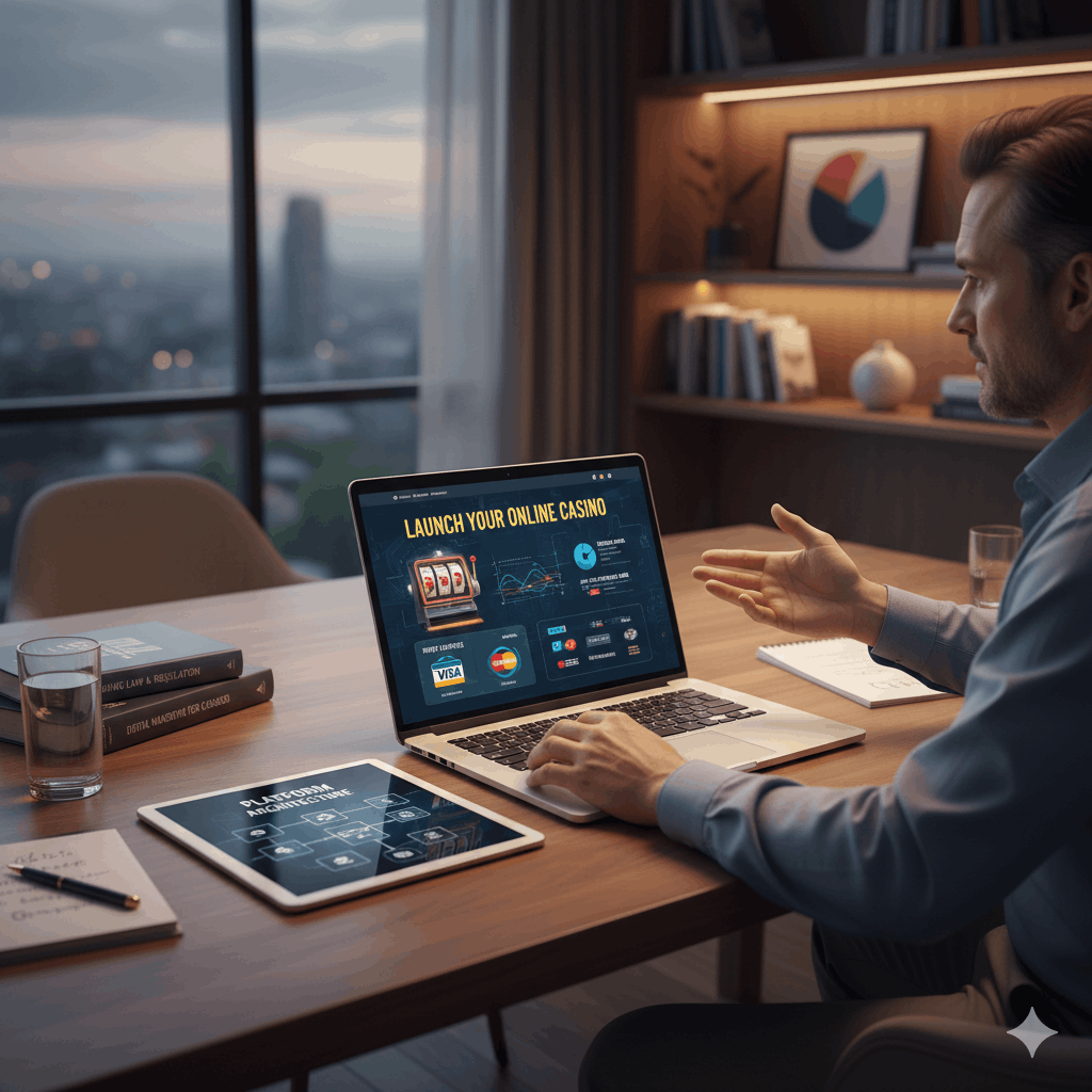 how to open an online casino playing slots