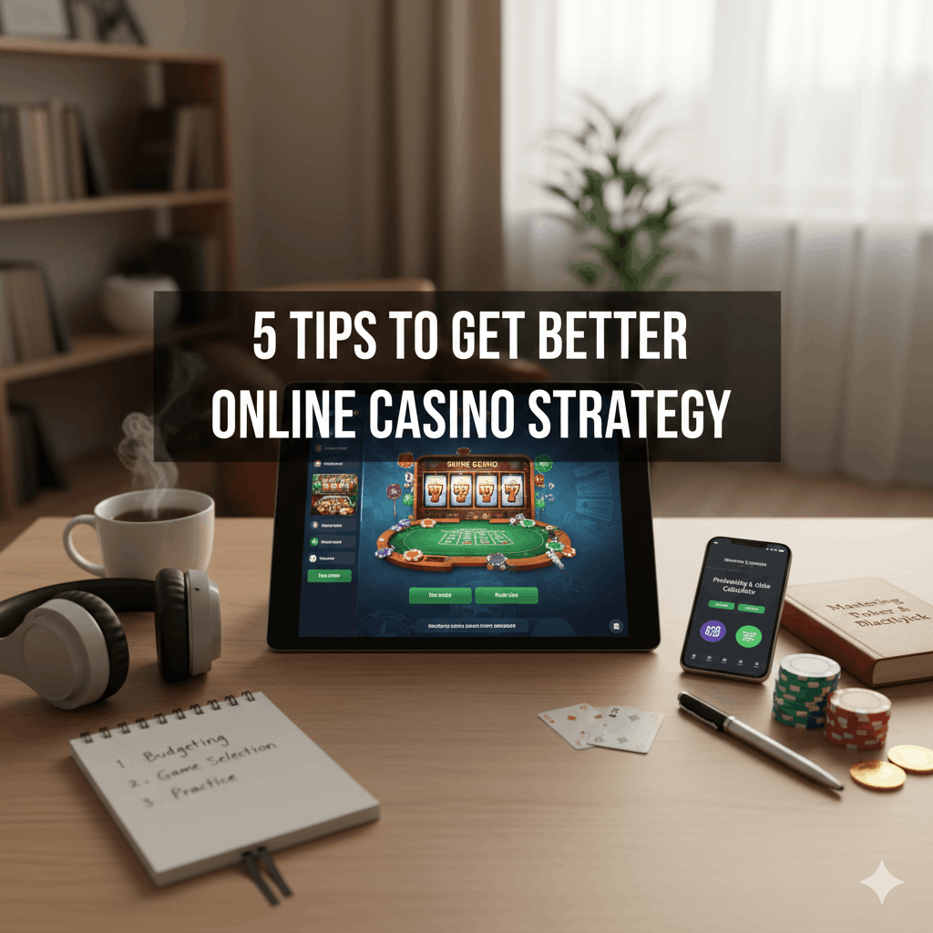 5 tips to get better at playing at an online casino