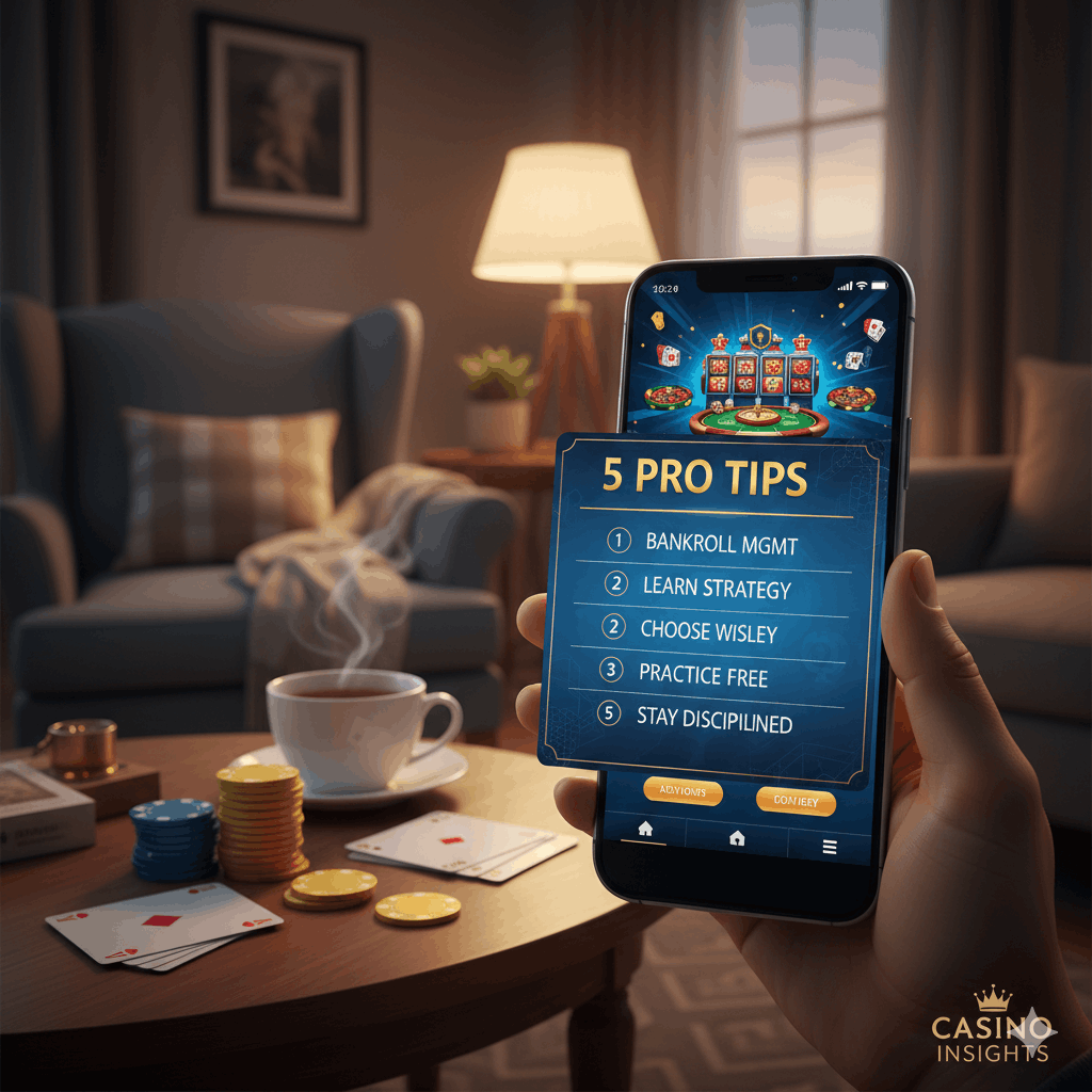 5 tips to get better at playing at an online casino